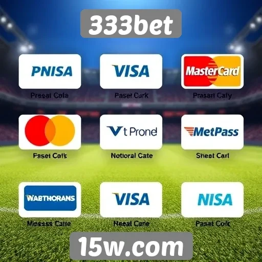 Métodos de pagamento aceitos no 333bet