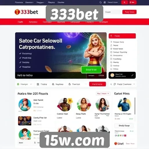 Análise da interface do usuário do site 333bet